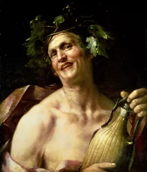 Selbstporträt als Bacchus